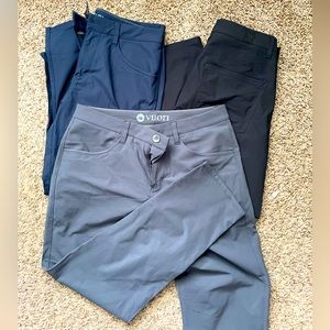 Vuori Meta pant 3 pairs hemmed